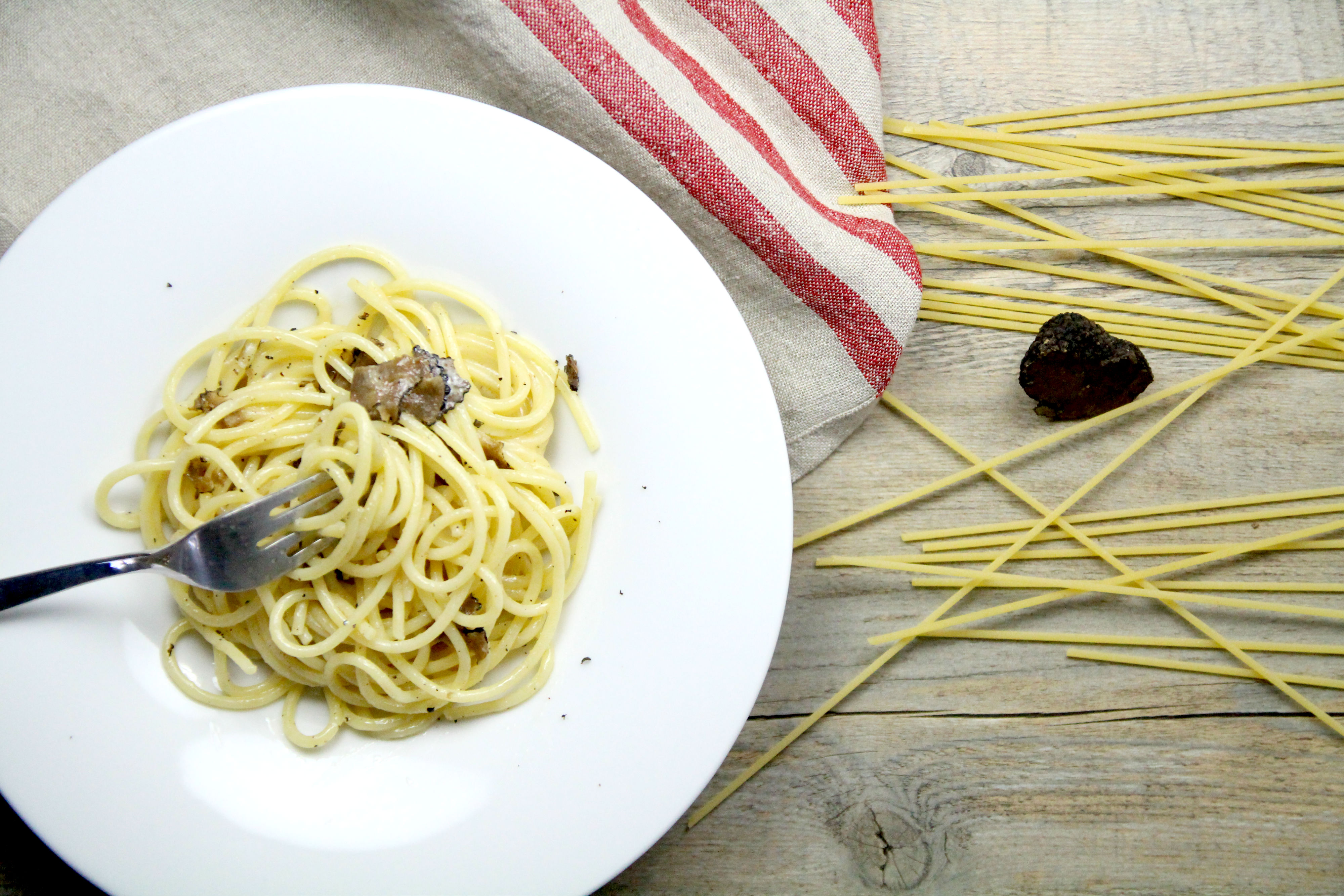 Recette Spaghetti à la truffe noire (facile, rapide)