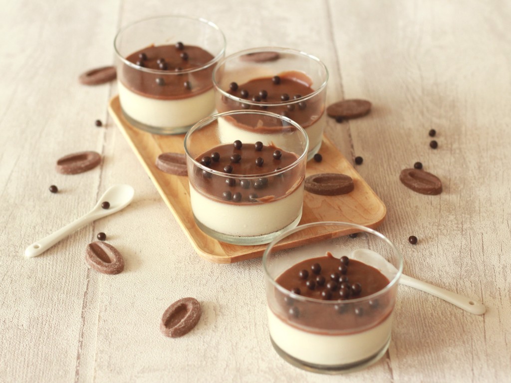 Pana Cotta et sauce chocolat Jivara 17