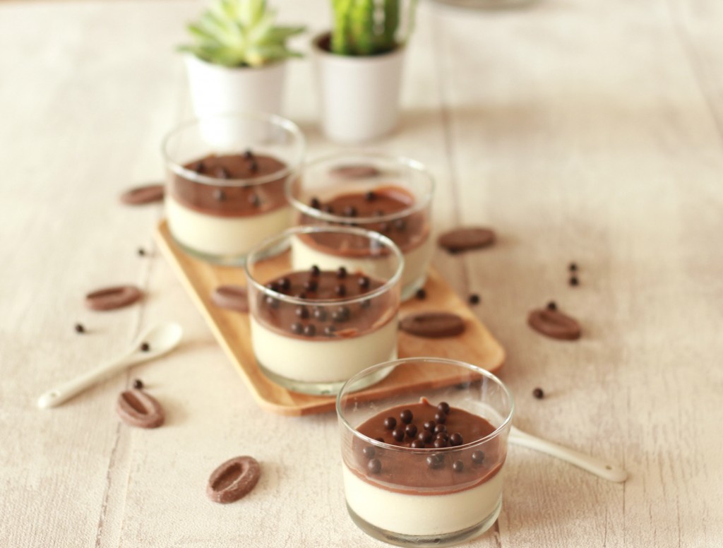 Pana Cotta et sauce chocolat Jivara 11