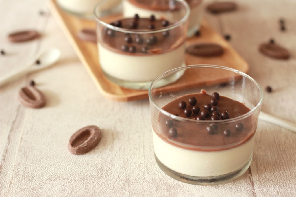 Pana Cotta et sauce chocolat Jivara  4